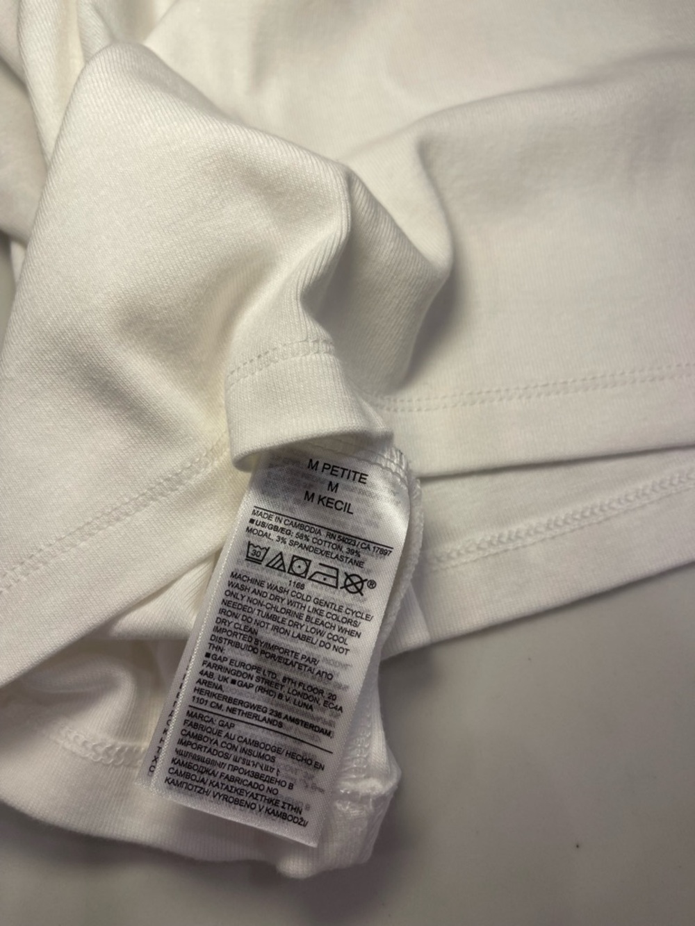 NWOT GAP Sleeveless Mock Neck Tank Top - White - Picture 10 of 12